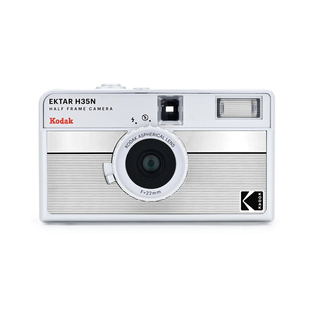 Kodak Ektar H35N Half Frame 35mm Film Camera - Striped Silver