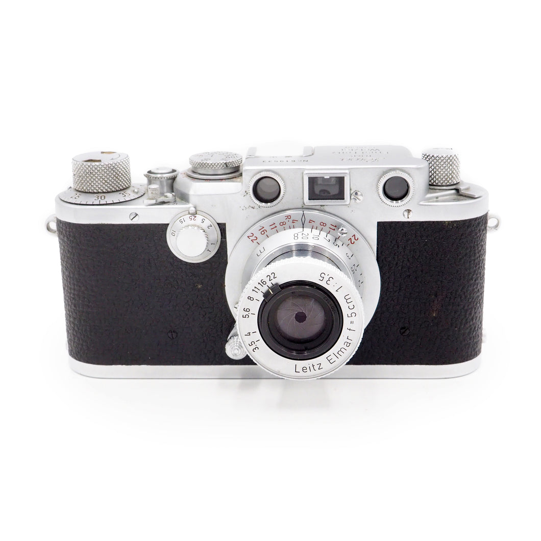 Leica iiif Rangefinder with Leitz Elmar 50mm f/3.5 Collapsible Lens - USED
