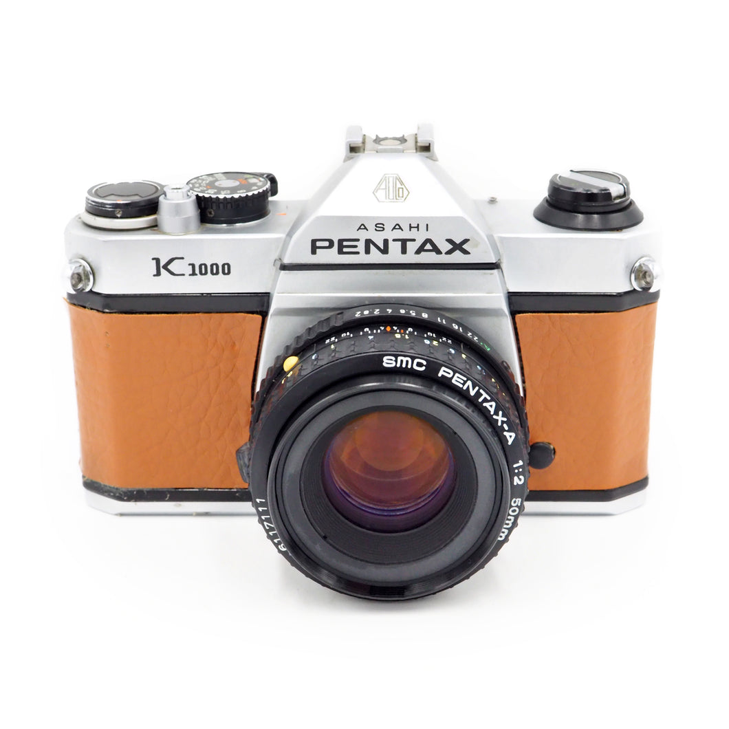 Pentax K1000 with 50mm f/2 SMC Lens - USED - (See Description)