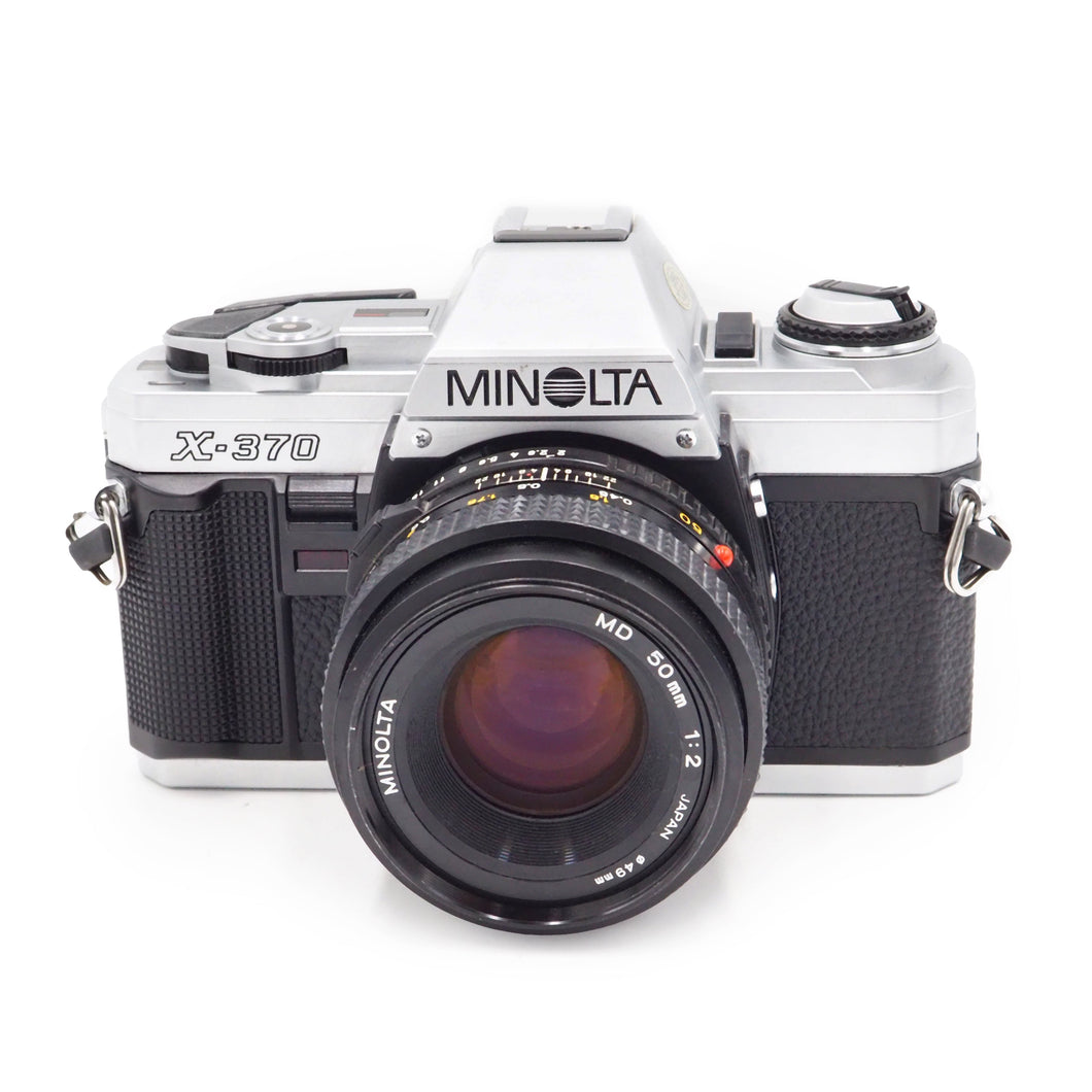 Minolta X-370 with 50mm f/1.7 MD Lens - USED