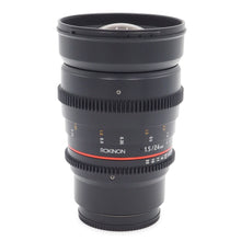 Load image into Gallery viewer, Rokinon 24mm T1.5 Cine DS Lens for Micro Four Thirds - USED