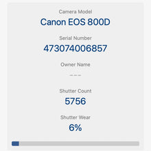 Load image into Gallery viewer, Canon EOS Rebel 800D 24.2MP with 18-55mm IS II Lens - USED