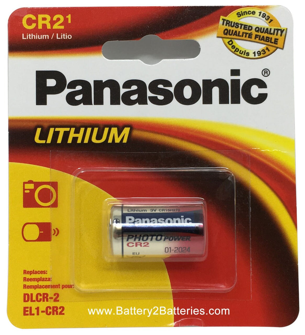 Panasonic CR2 Photo Lithium Battery - 3V