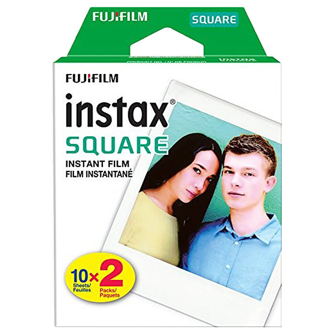 Fujifilm Instax Square Instant Film Twin Pack - 20 Exposures
