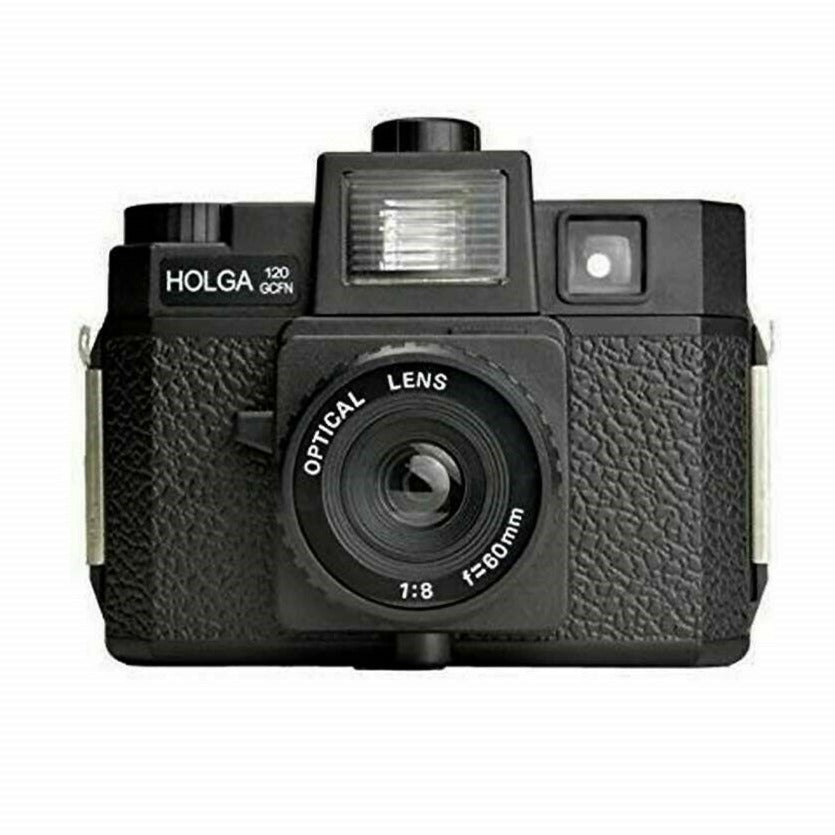 Holga 120GCFN Medium Format Film Camera with Color Wheel Flash - Black