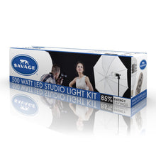 Load image into Gallery viewer, Savage 500 Watt LED Studio Light Kit