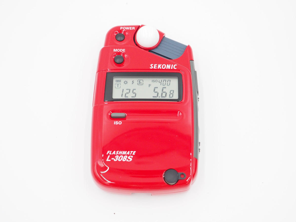 Sekonic Flashmate L-308S Light Meter Limited Edition Red - USED