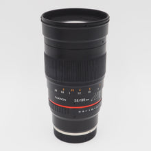 Load image into Gallery viewer, Rokinon 135mm F/2 Lens Manual Focus Lens - Sony FE - USED