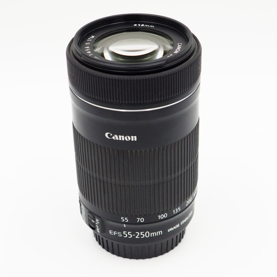 Canon EF-S 55-250mm f/4-5.6 IS STM Zoom Lens - USED