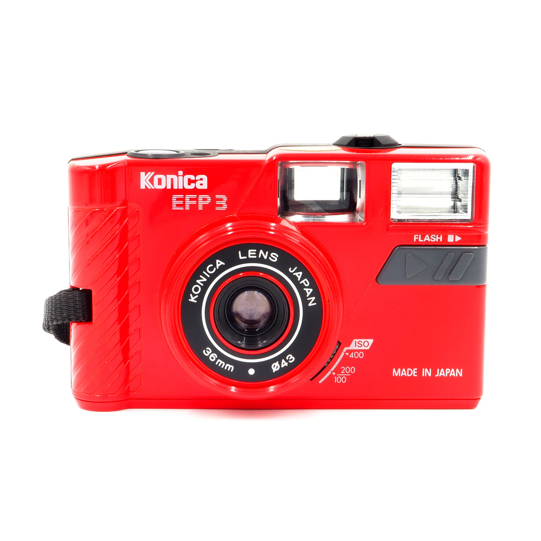 Konica EFP3 35mm Point & Shoot - Red - USED
