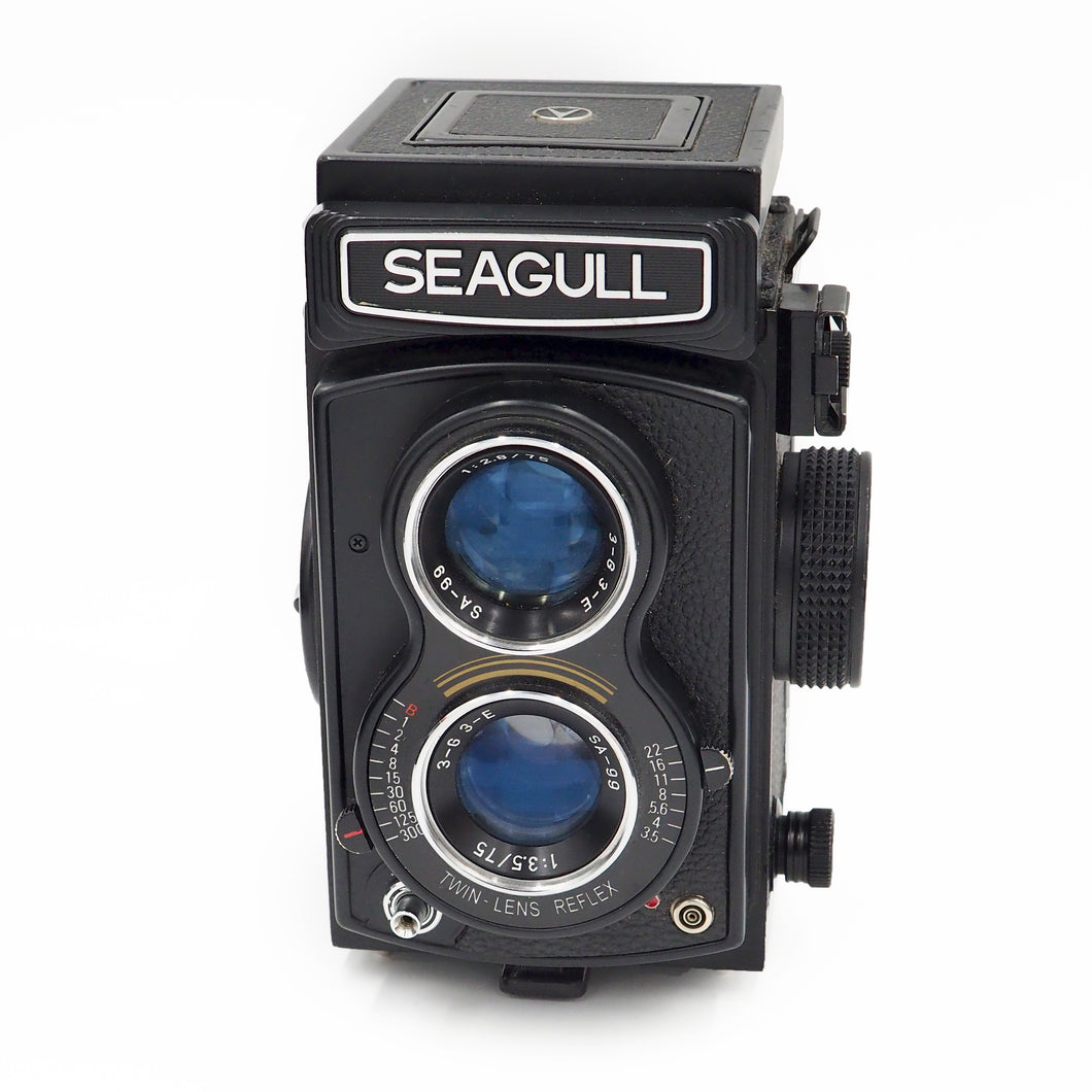Seagull 4 Medium Format TLR Camera with Haiou 75mm f/3.5 (See Description) -  USED