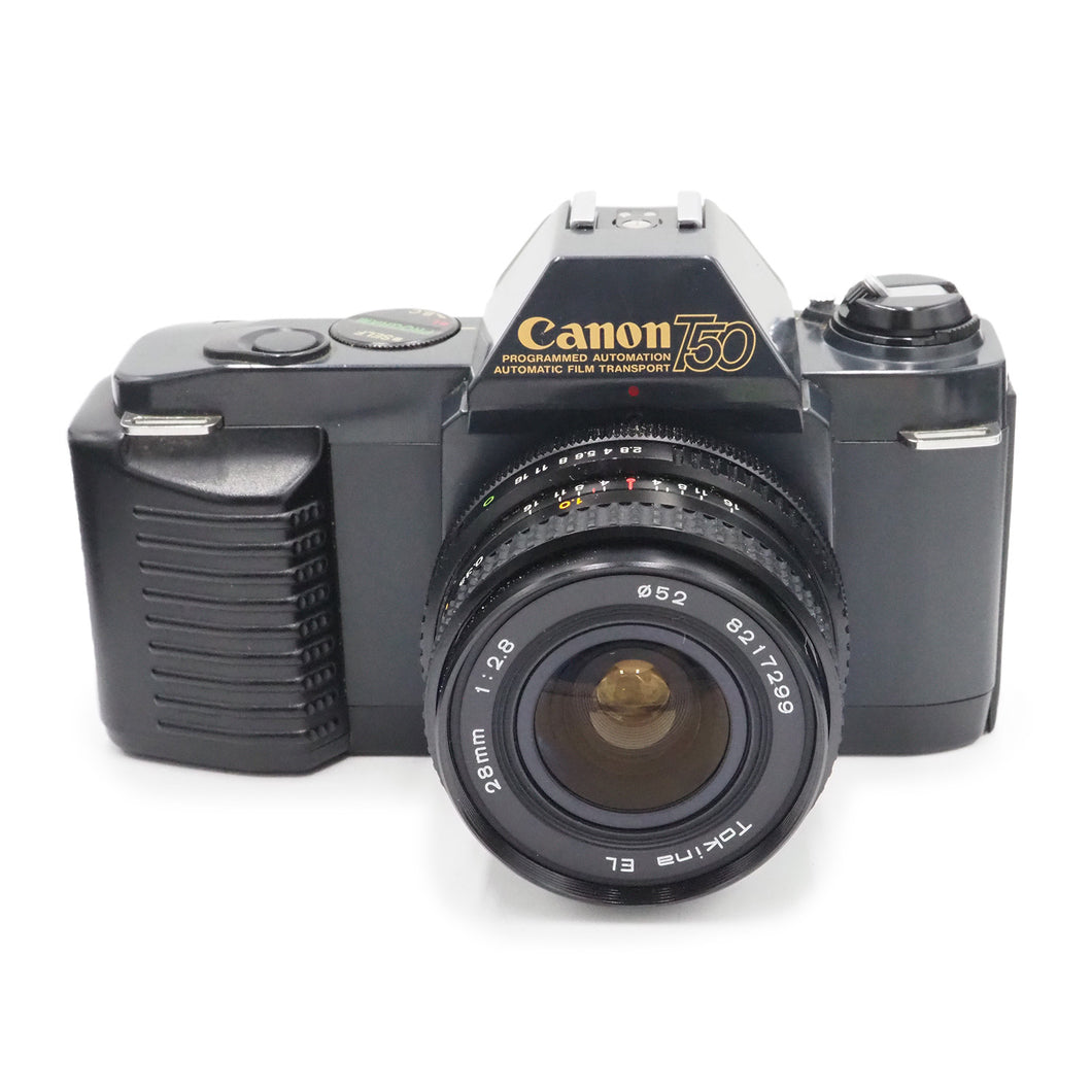 Canon T50 with Tokina EL 28mm f/2.8 Lens - USED