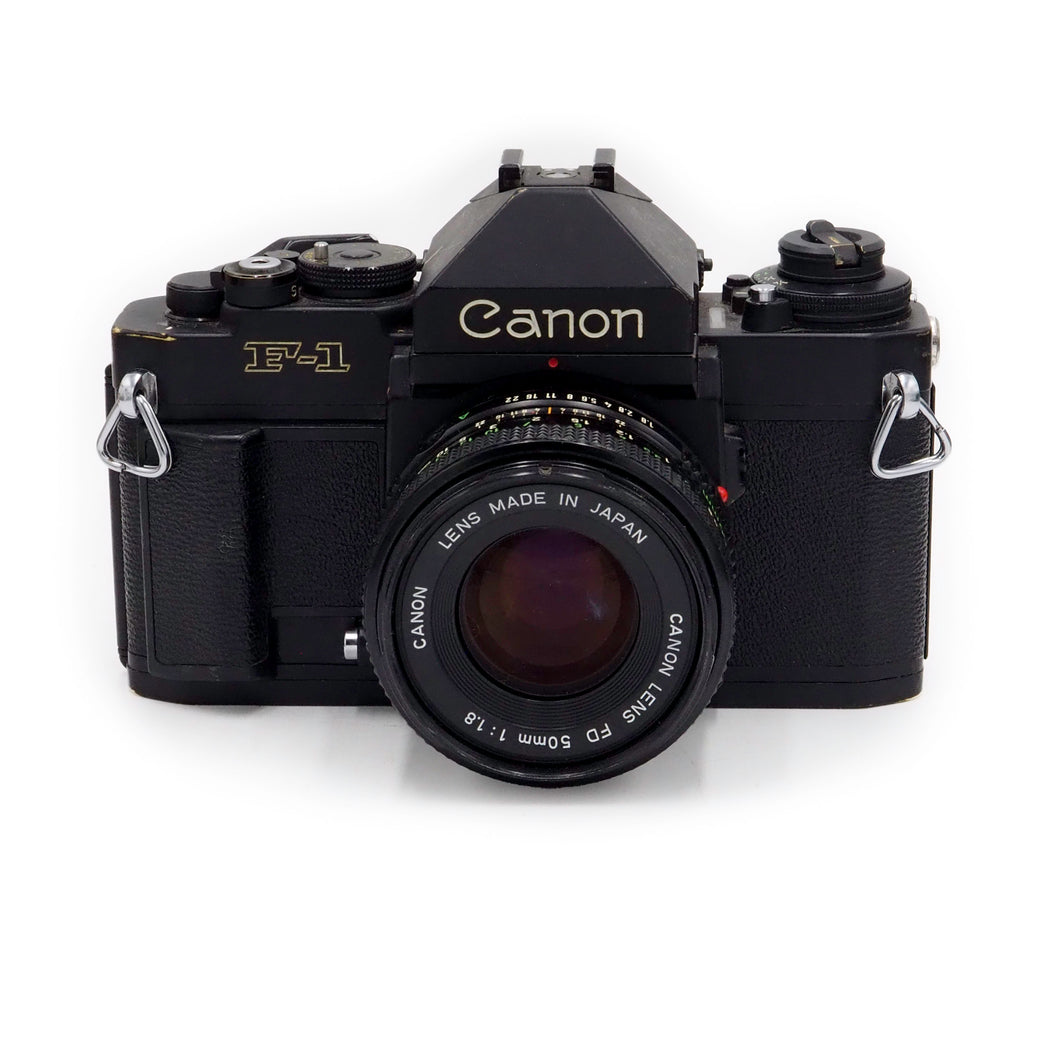 Canon F1 with 50mm f/1.8 FD Lens -  USED