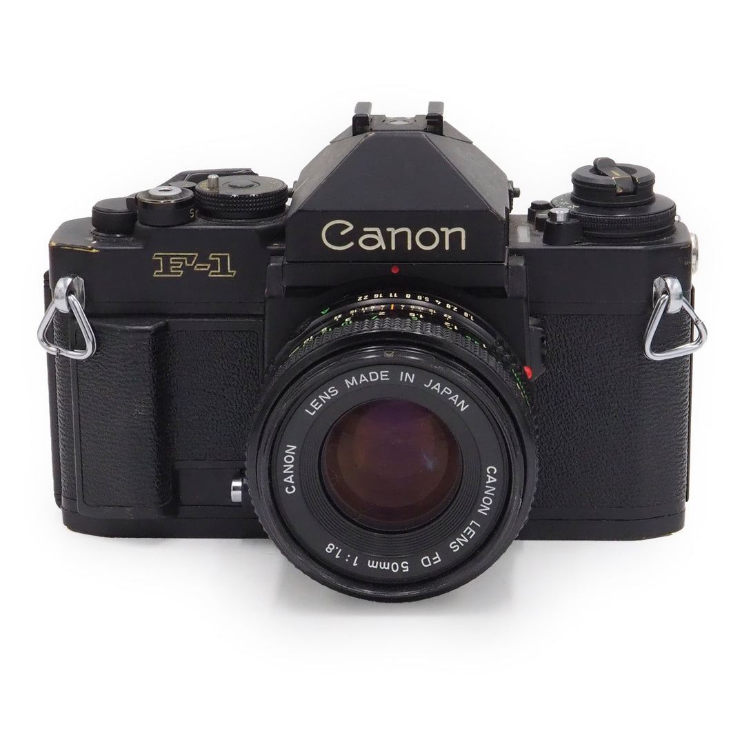Canon F1 with 50mm f/1.8 FD Lens -  USED