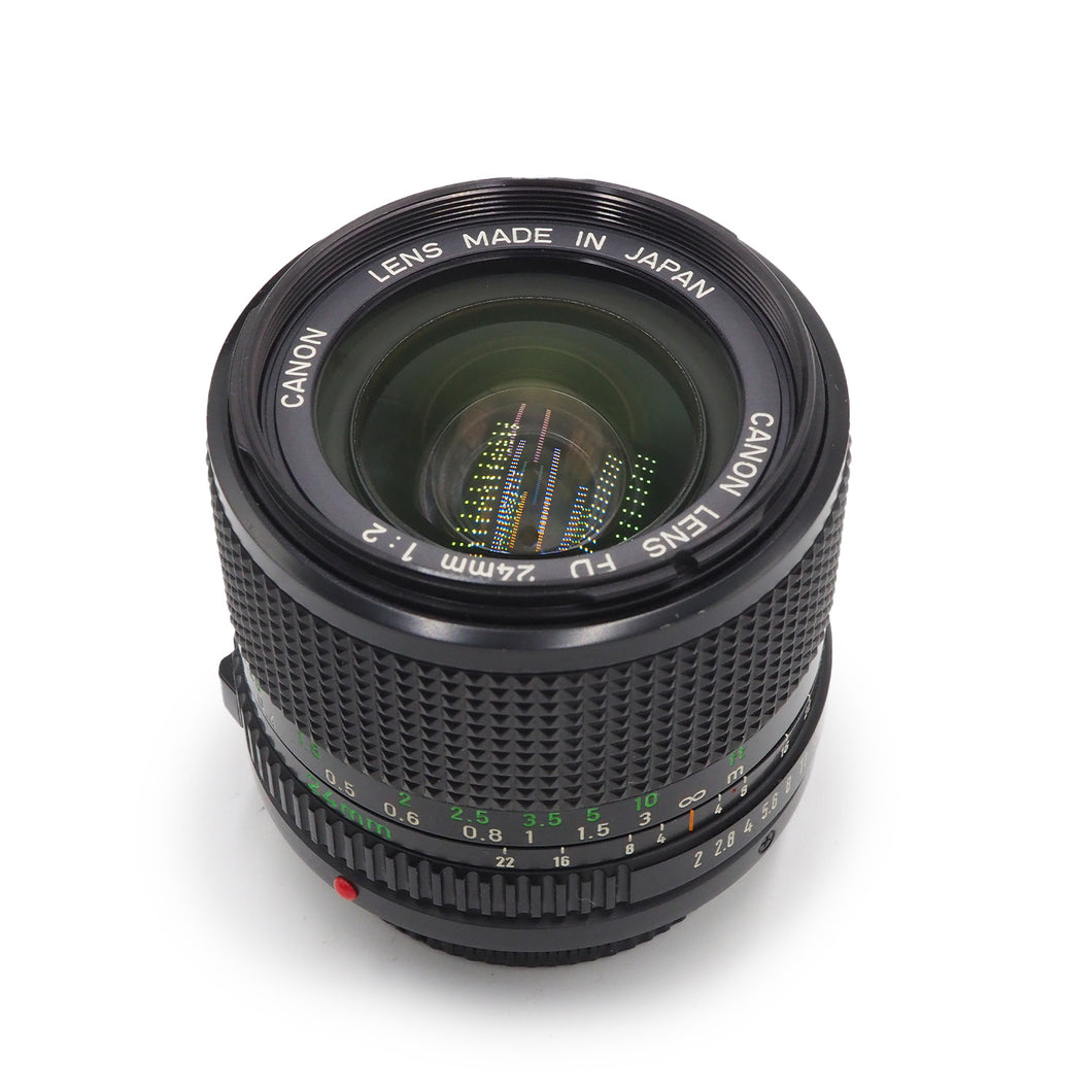 Canon 24mm f/2 FD Lens - USED