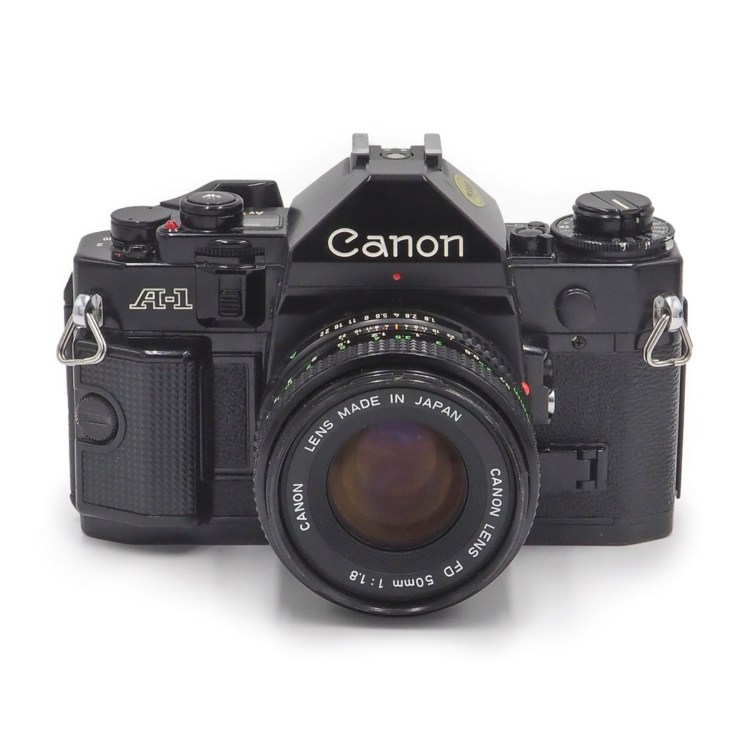 Canon A-1 with 50mm f/1.8 FD Lens -  USED (See description)