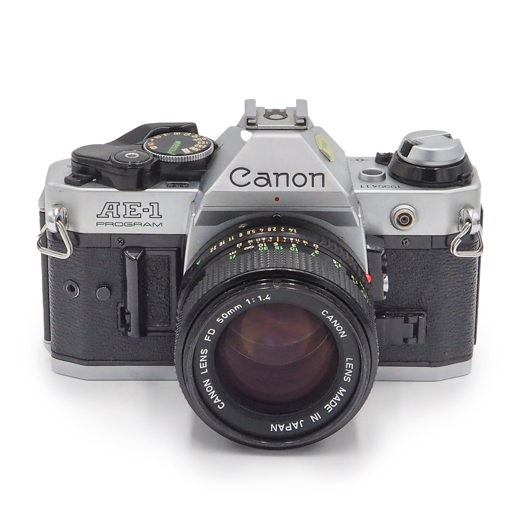 Canon AE-1 Program with 50mm f/1.4 FD Lens - USED