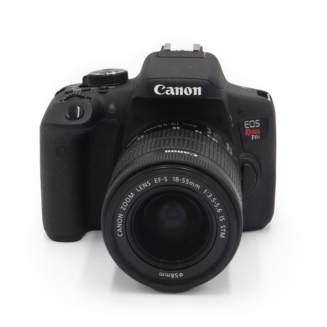 Canon EOS Rebel T6 18 MP with 18-55mm f/3.5-5.6 ISf Lens - USED