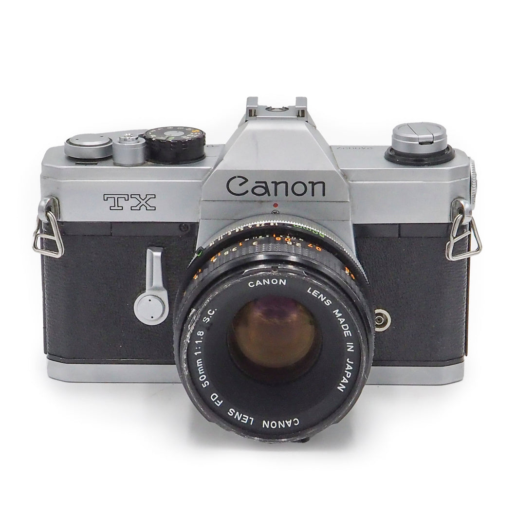 Canon TX with 50mm f/1.8 FD Lens - USED (See description)