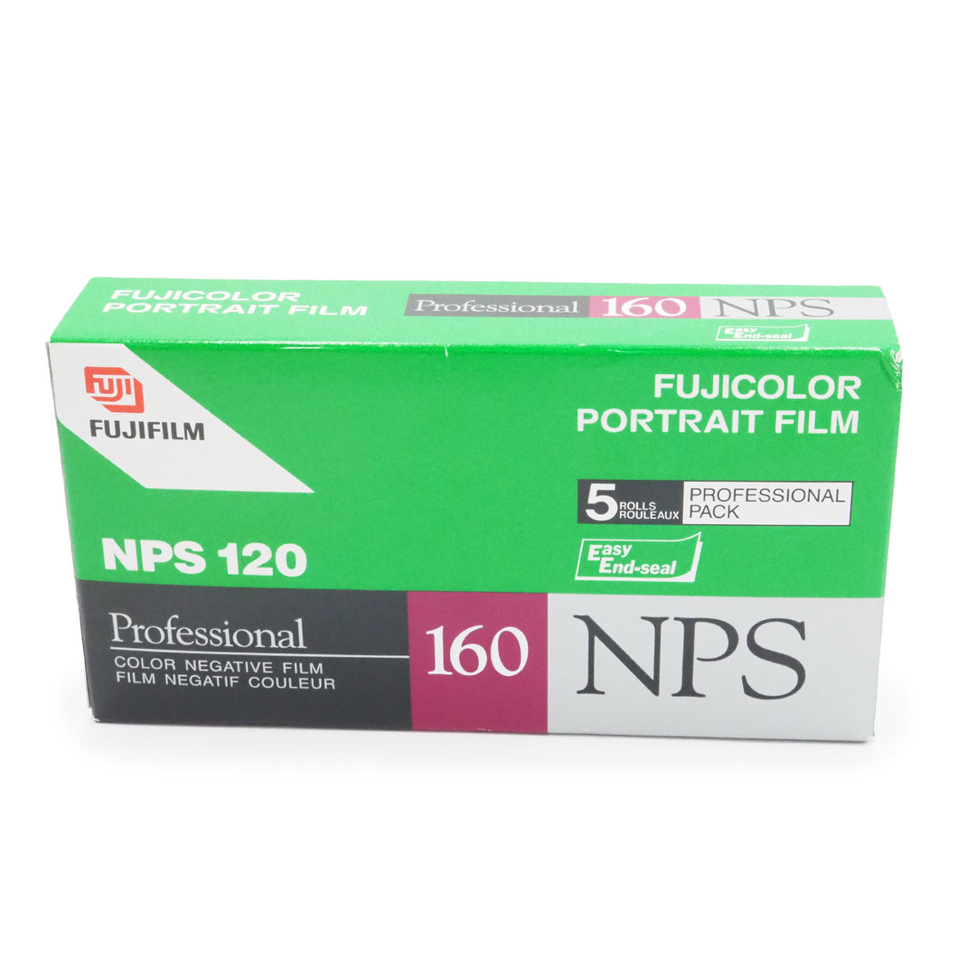 EXPIRED - 5 Pack FujiFilm 160 NPS C-41 Color Negative Film - 120 Film