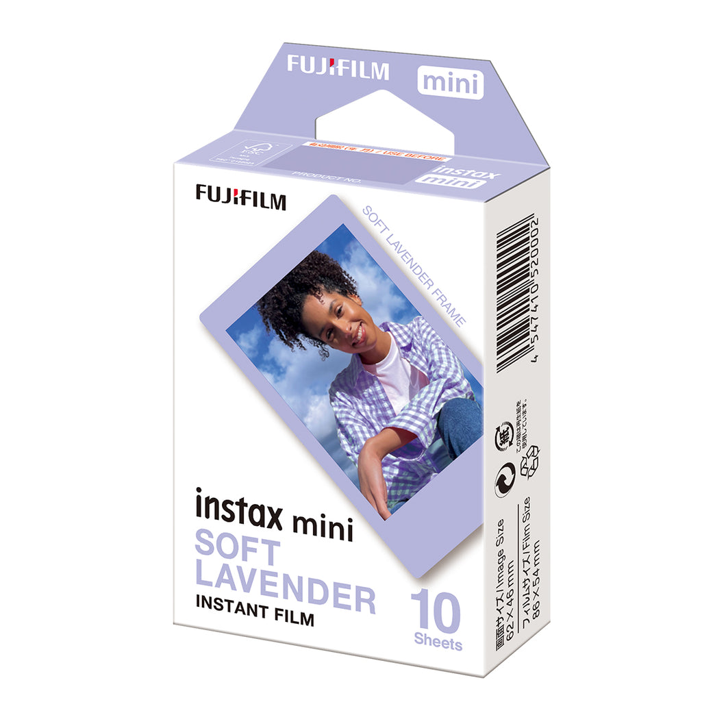 Fujifilm Instax Mini Soft Lavender Instant Film - 10 Exposures