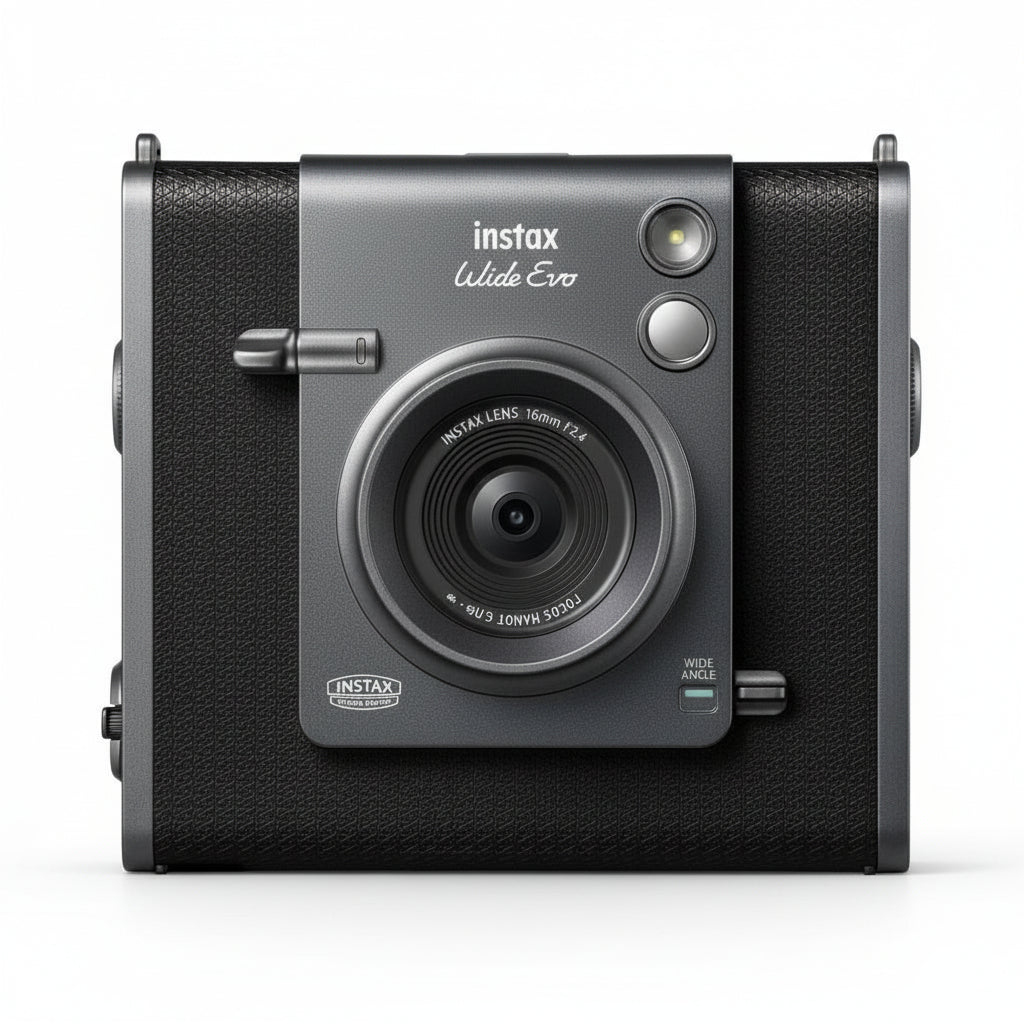 Fujifilm Instax Wide EVO Hybrid Instant Film Camera - Black – Austin Camera