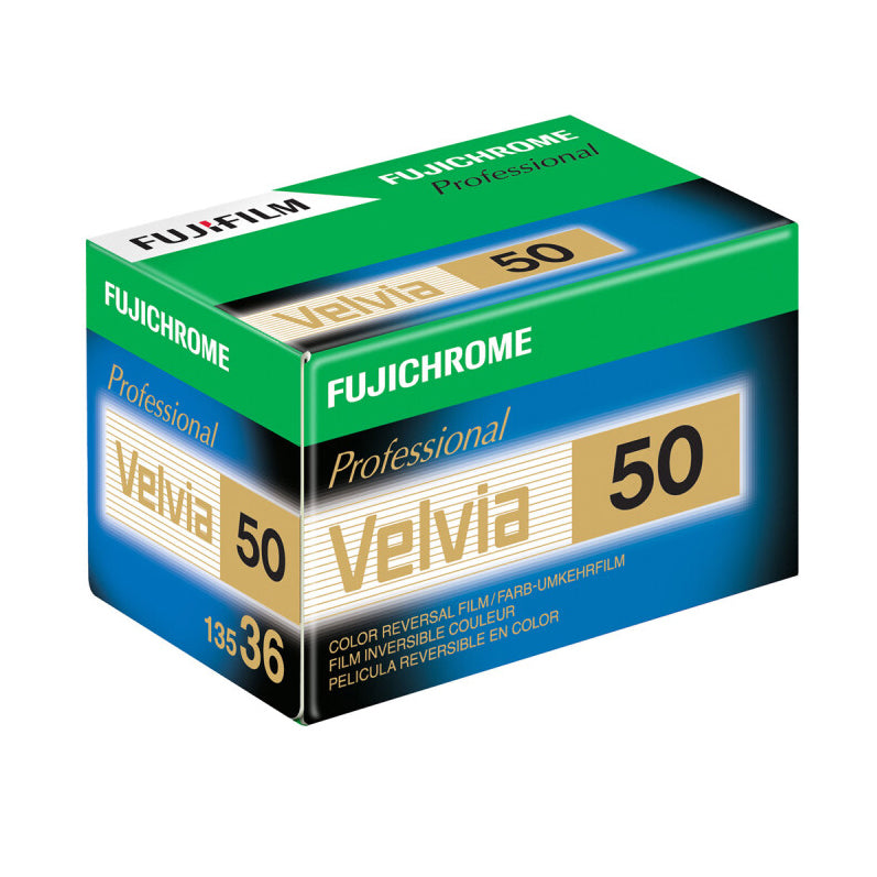 Fujifilm Fujichrome Velvia RVP 50 Color Slide Film - 35mm Roll Film - 36 Exposures