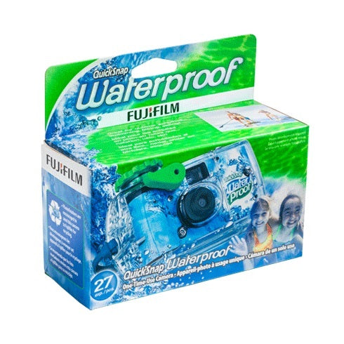 Fujifilm QuickSnap Waterproof 35mm One-Time Use Disposable Camera - 27 Exposure