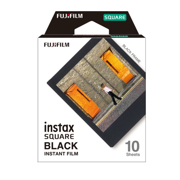 Fujifilm Instax Square Black Instant Film  Pack - 10 Exposures