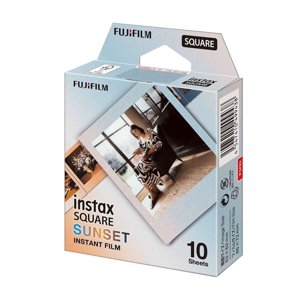 Fujifilm Instax Square Sunset Instant Film Pack - 10 Exposures