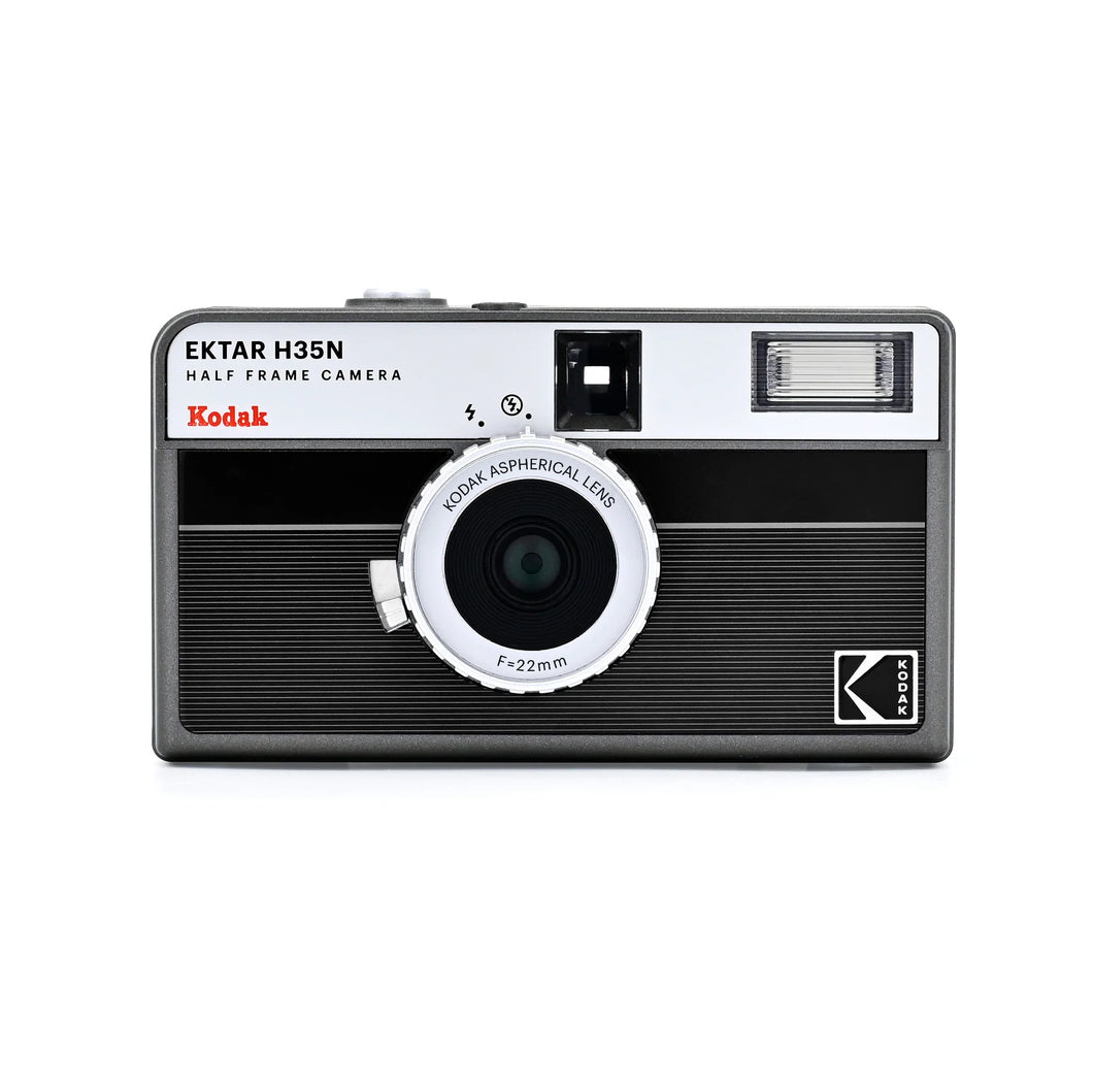 Kodak Ektar H35N Half Frame 35mm Film Camera - Striped Black