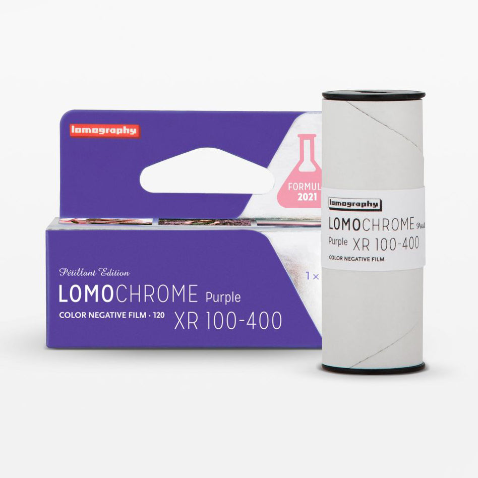 Lomography LomoChrome Purple Pétillant  XR 100-400 Color Negative Film - 120 Roll Film