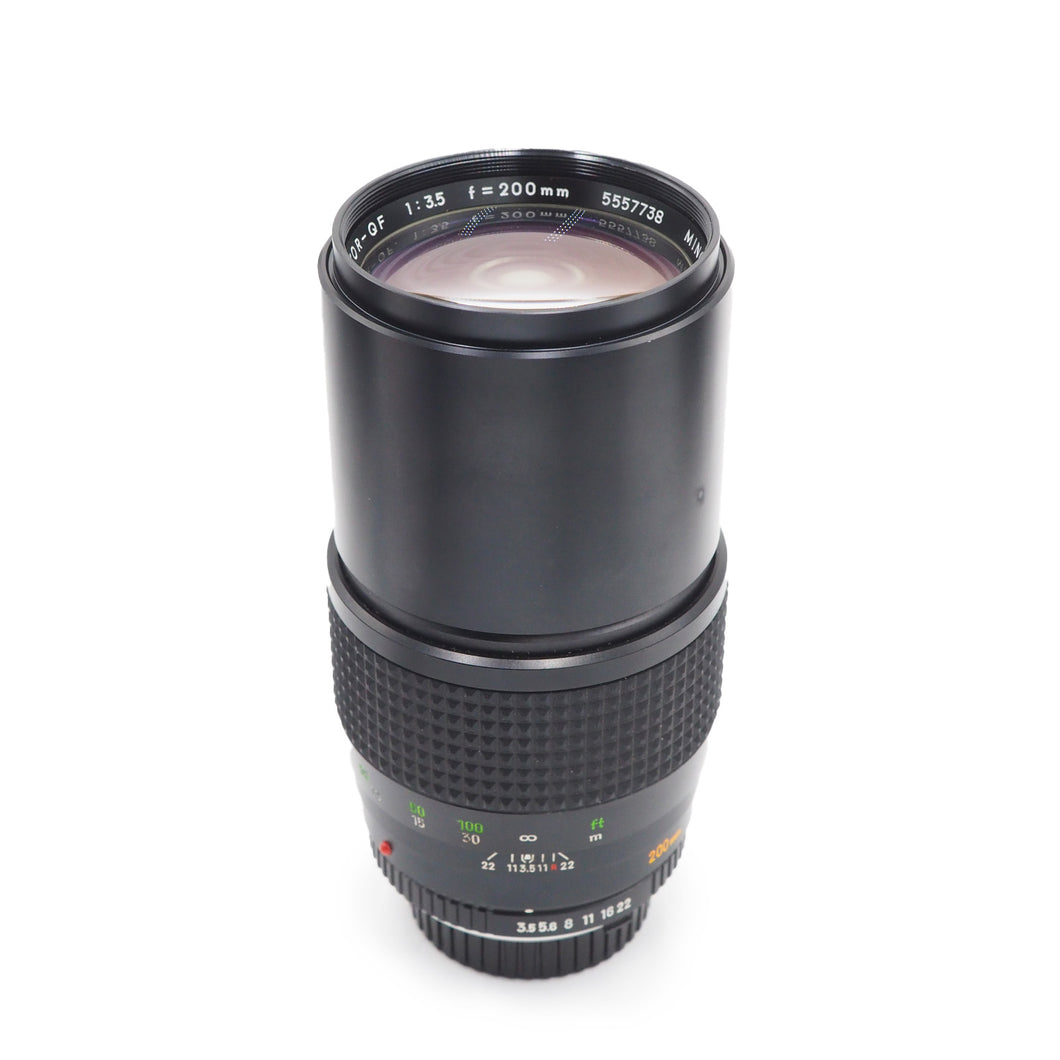 Minolta 200mm f/3.5 MC Rokkor-QF Lens - USED