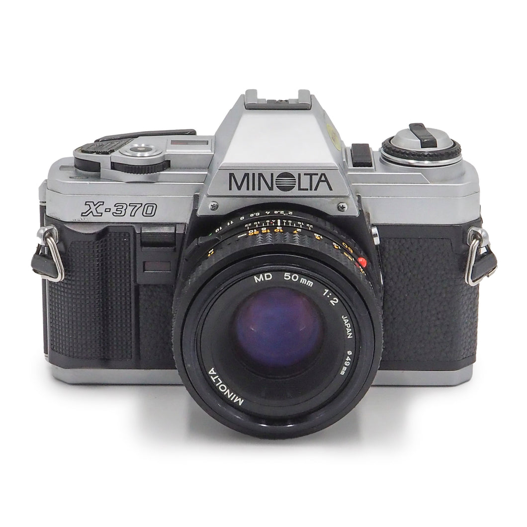 Minolta X-370 with 50mm f/2 Lens - USED