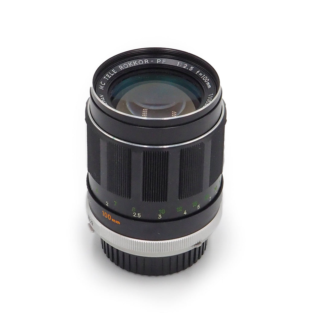 Minolta 100mm f/2.5 MC Tele Rokkor-PF Lens - USED