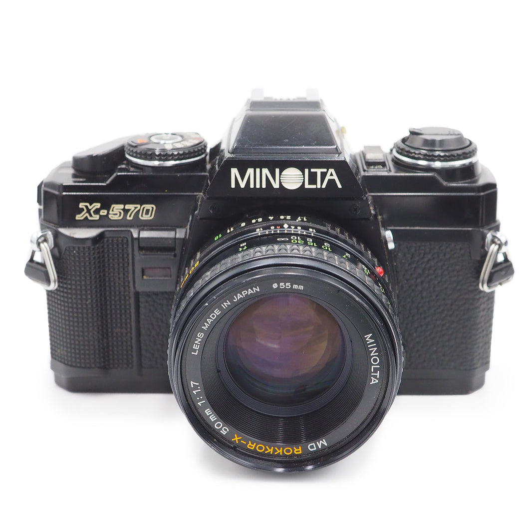 Minolta X-570 with MD 50mm f/1.7 Lens - USED