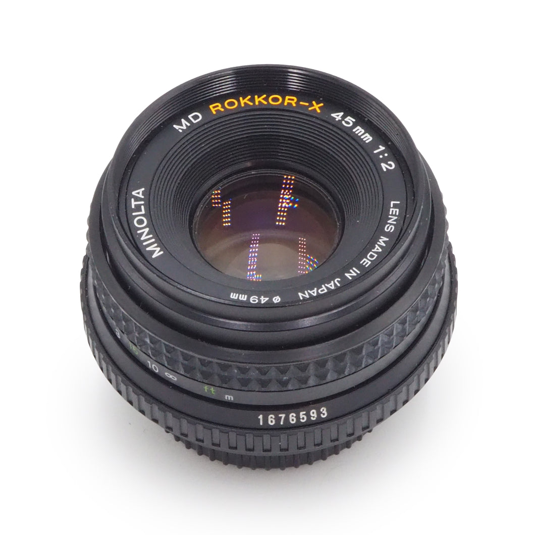 Minolta 45mm f/2 MD Rokkor X Lens - USED – Austin Camera