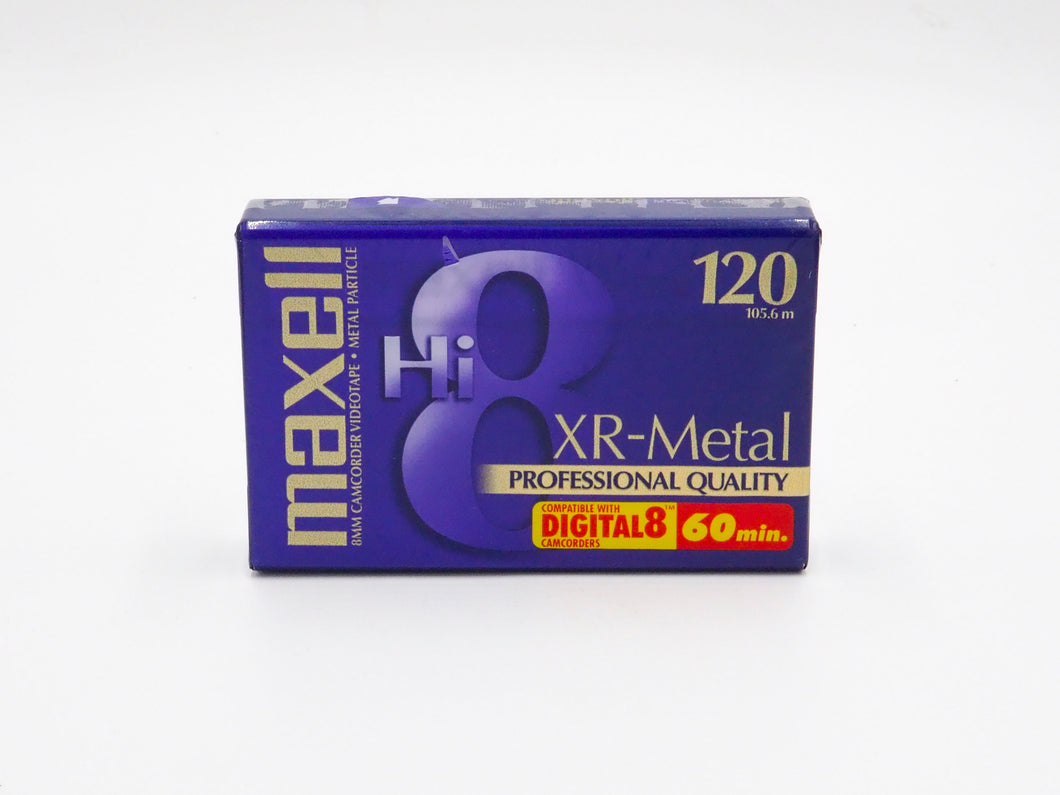 Maxell 8mm 120 Minute XR-Metal - High 8
