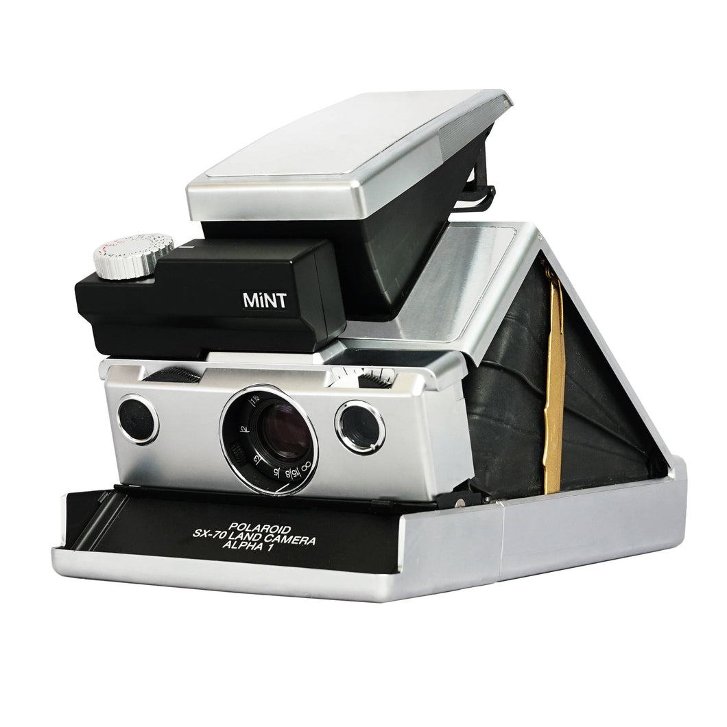 Mint SLR670-X Instant Polaroid Film Camera - Silver