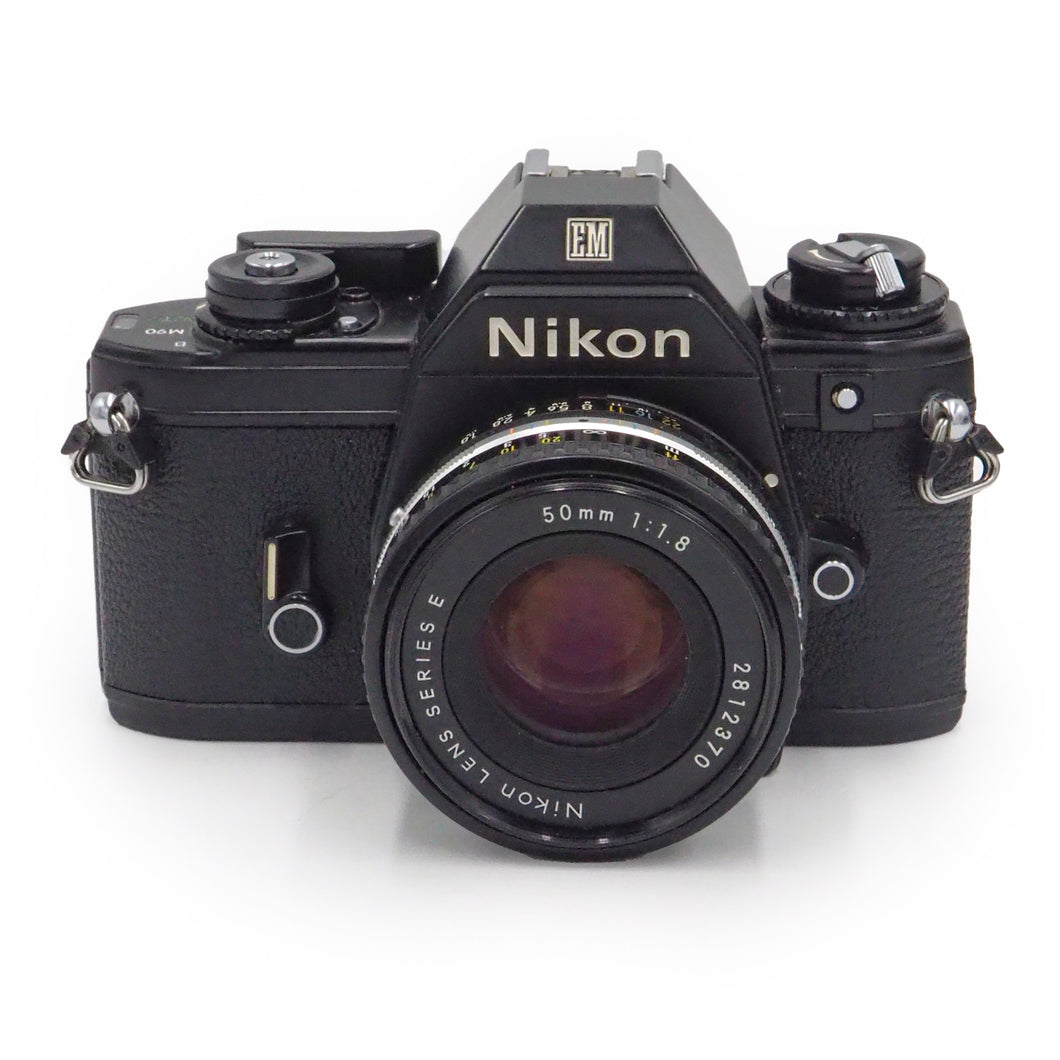 Nikon EM with Nikon 50mm f/1.8 Series E Lens - USED