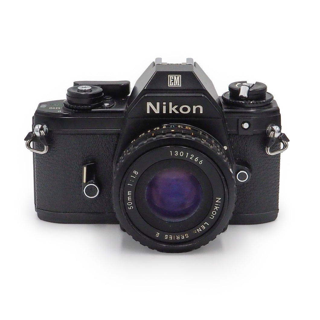 Nikon EM with Nikon 50mm f/1.8 Series E Lens - USED