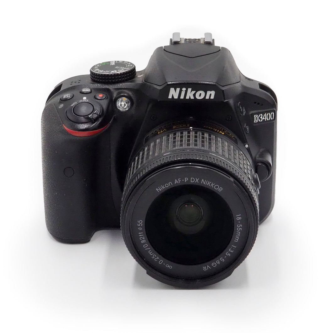 Nikon D3400 24.2 MP with 18-55mm AF-P DX VR Lens - USED