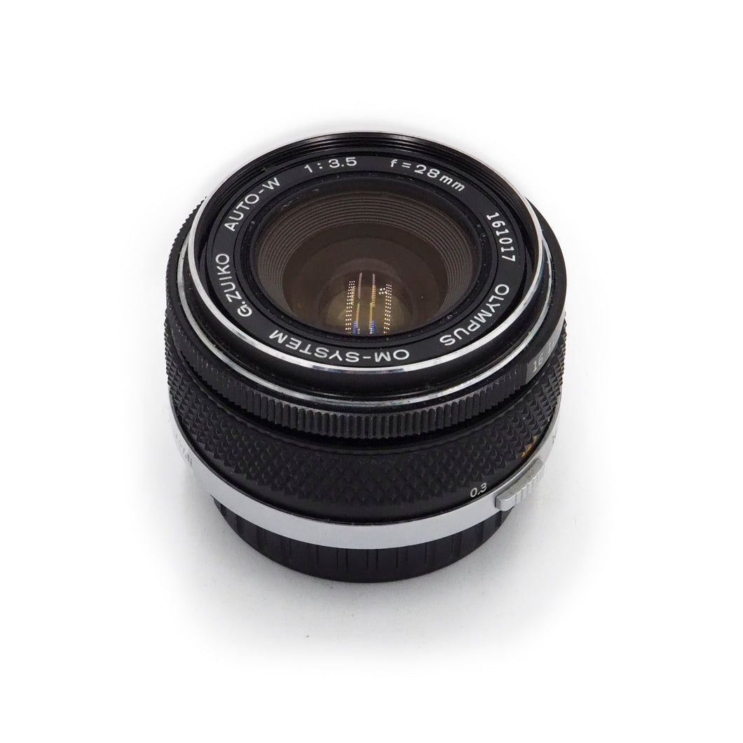 Olympus Zuiko Auto-W 28mm f/3.5 OM Lens - USED