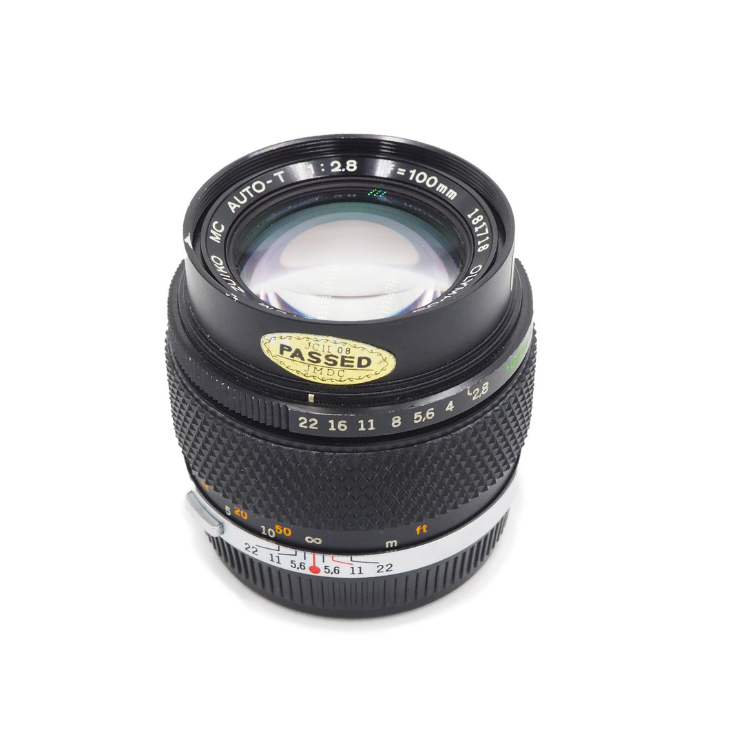 Olympus Zuiko MC Auto-T 100mm f/2.8 OM Lens - USED