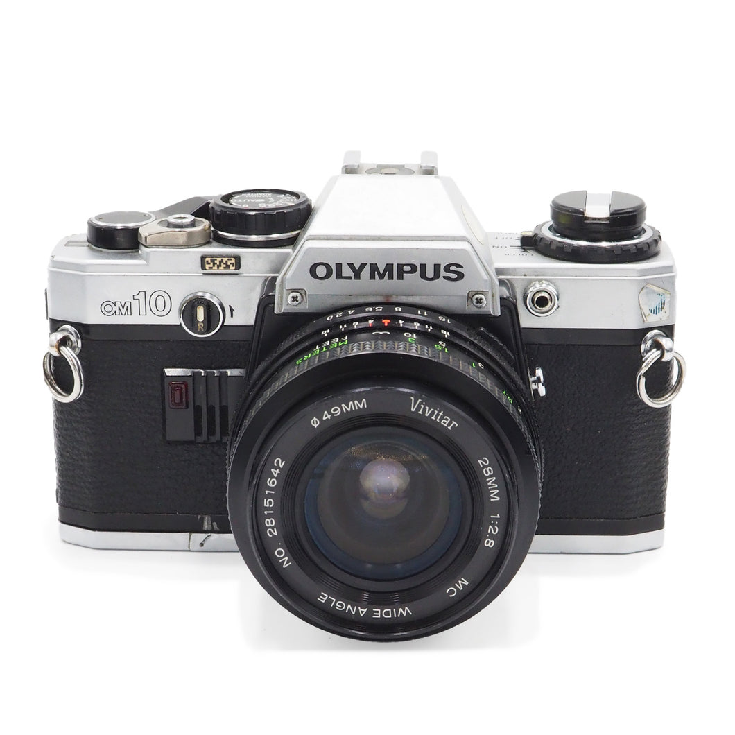 Olympus OM10 with Vivtar 28mm f/2.8 Lens