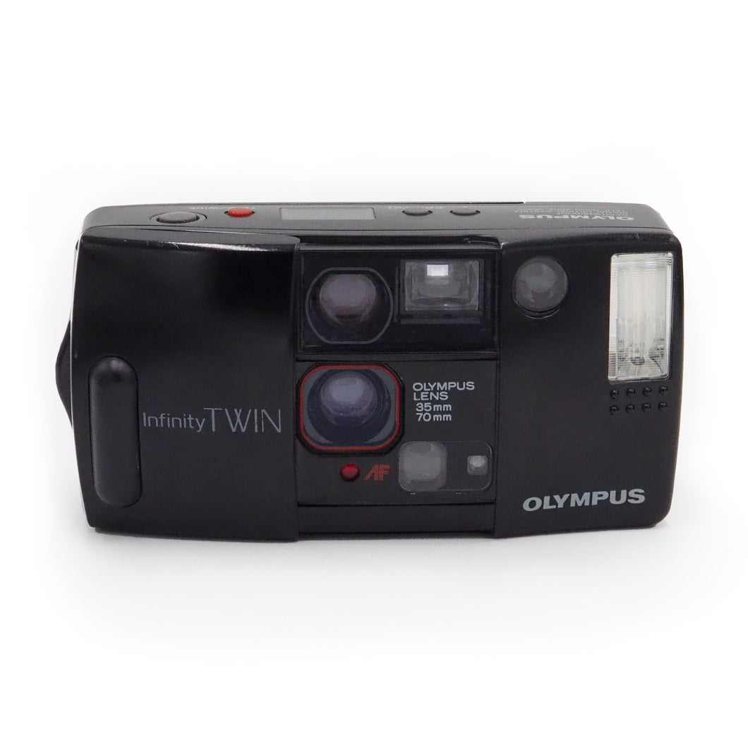 Olympus Infinity Twin Tele 35mm Film Camera - Used