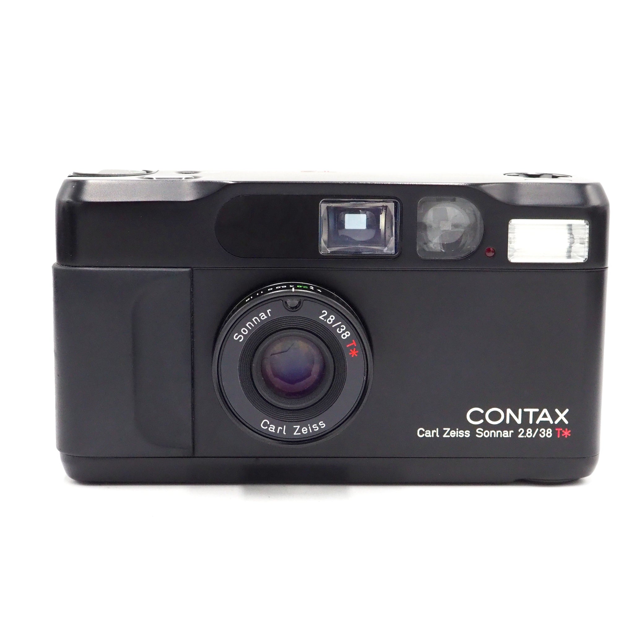 Contax T2 with Carl Zeiss Sonnar 38mm 2.8 lens - Midnight Black - Used