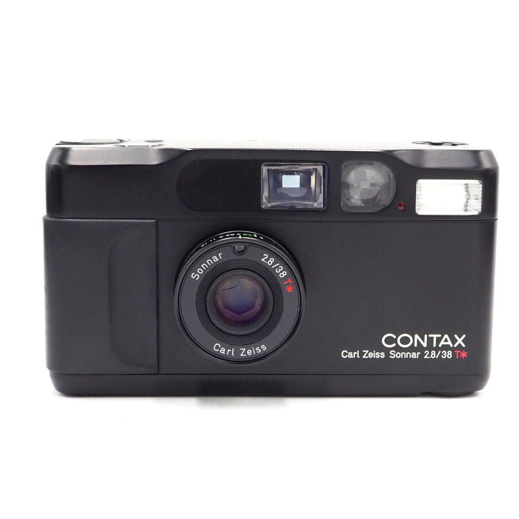 Contax T2 with Carl Zeiss Sonnar 38mm 2.8 lens -  Midnight Black - Used