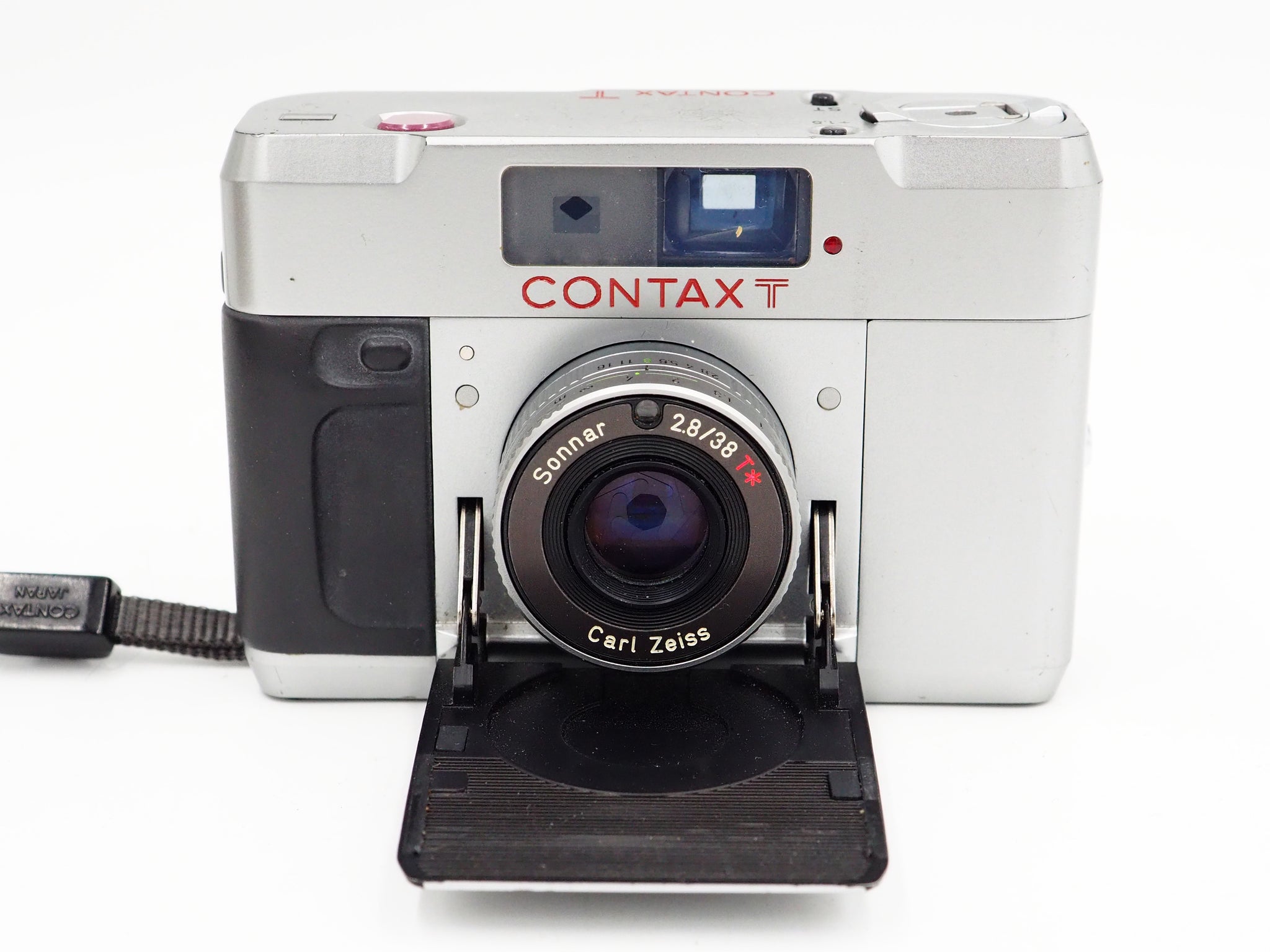 Contax T Set with T14 Flash - Silver - USED