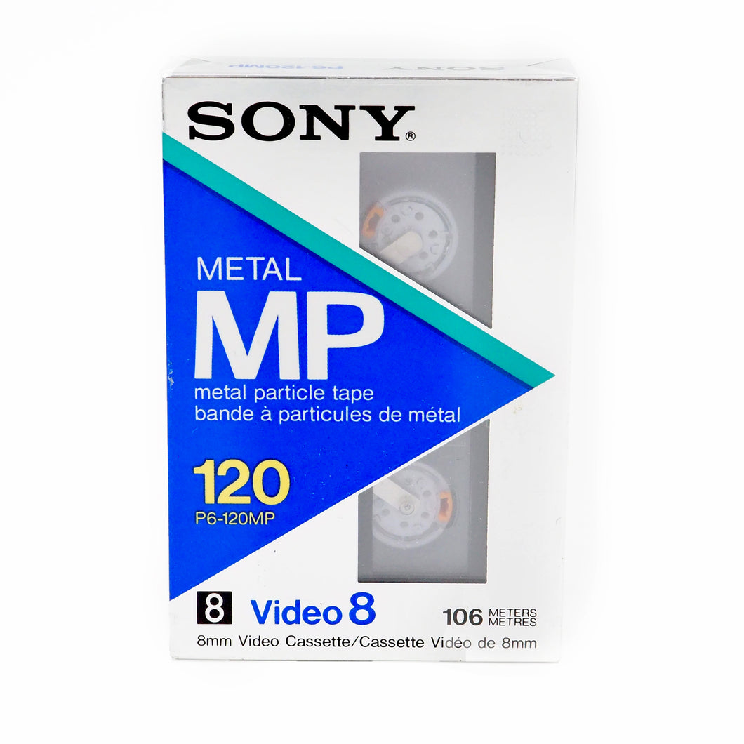 Sony 120 Metal MP 8mm Video Cassette Tape - Metal Particle Tape